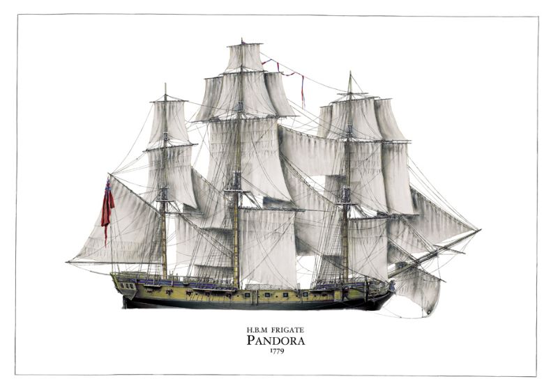 HMS Pandora 1779